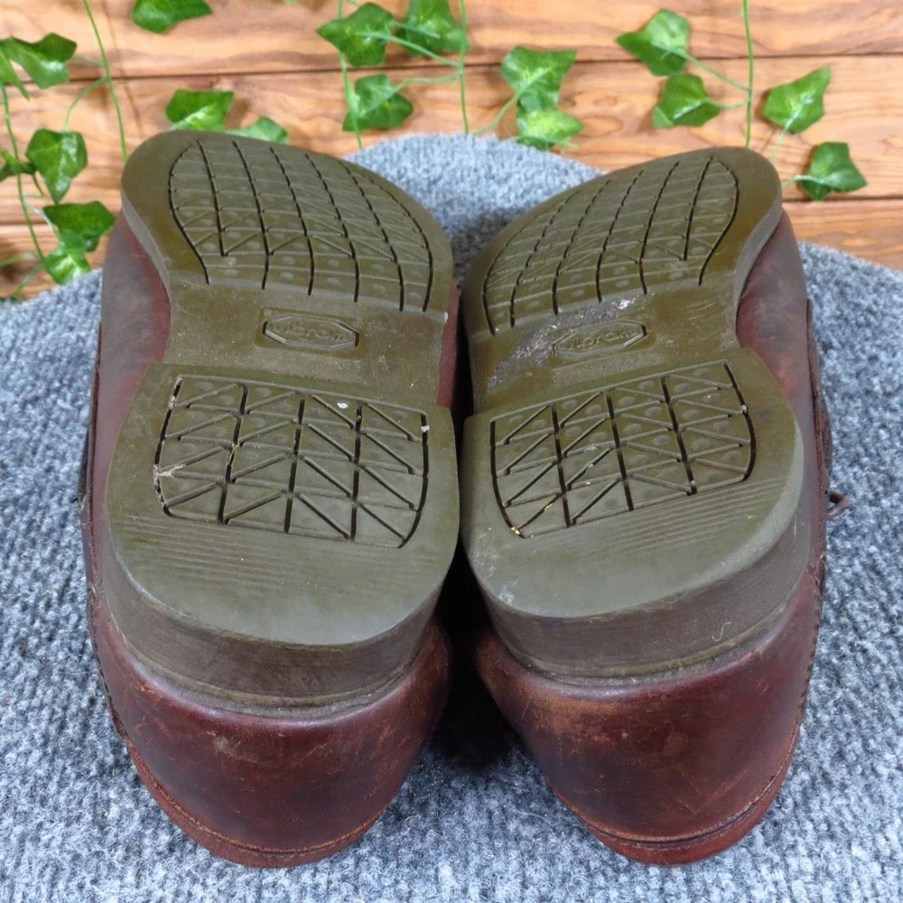 Allen Edmonds Key‎ Largo Men's Boat Shoes Brown Leather Lace-Up Size 11D